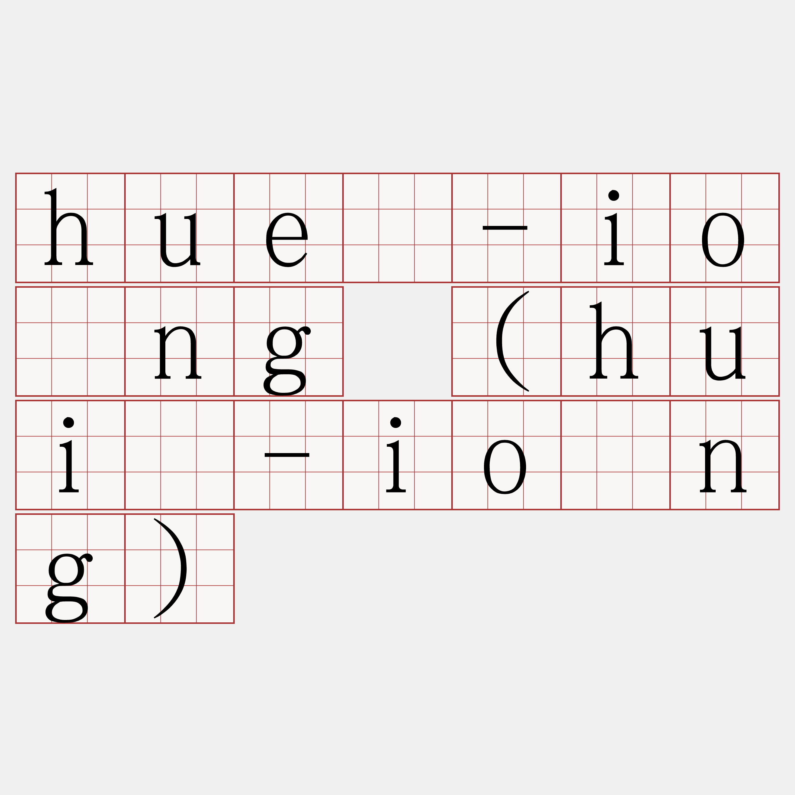 huè-iông (huì-iông)